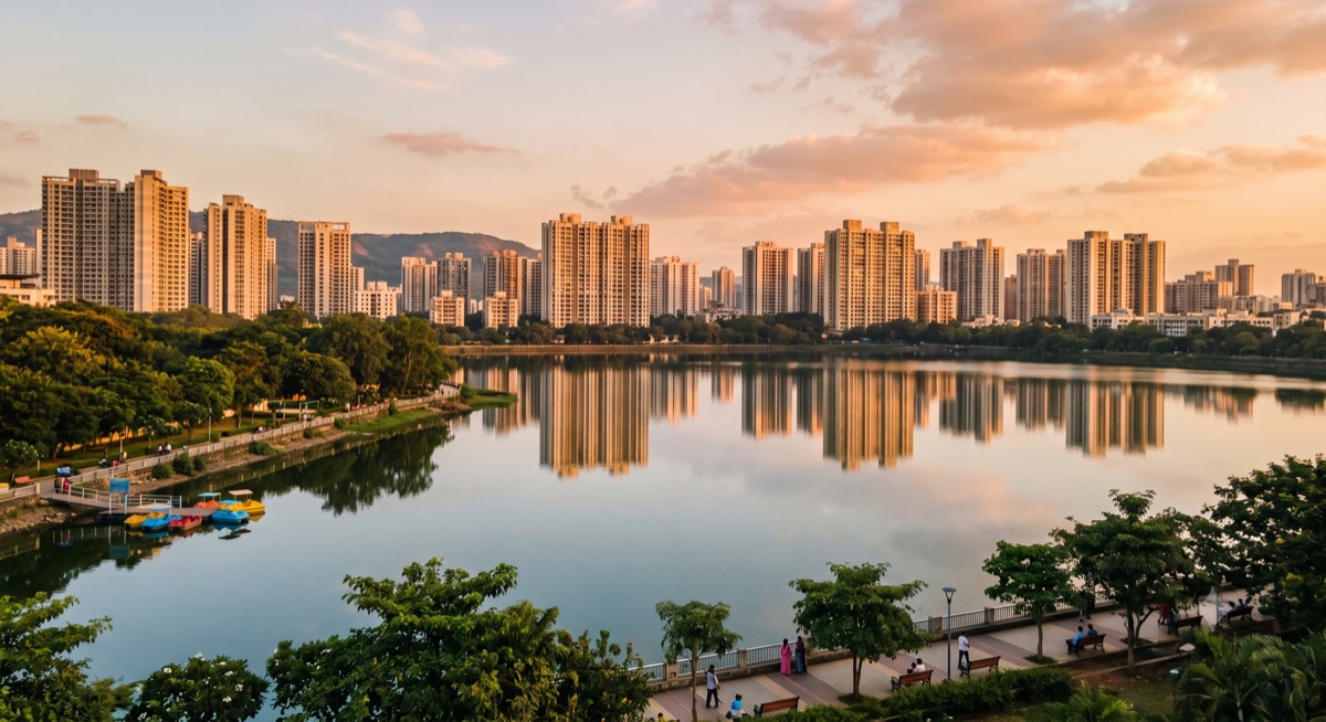 Thane skyline — rent vs buy calculator